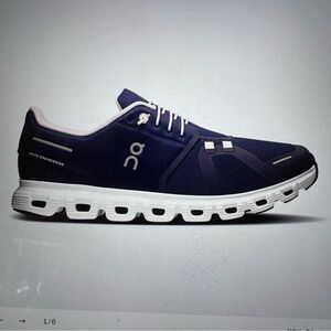 On Running Men's Navy and White Sneakers